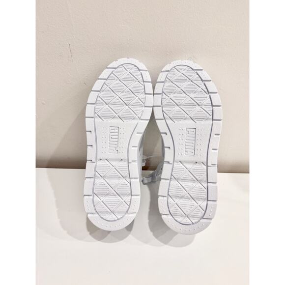 PUMA Karmen II Idol Chunky Leather Low Top Sneakers Shoes White Women's Size 9 - Picture 5 of 5